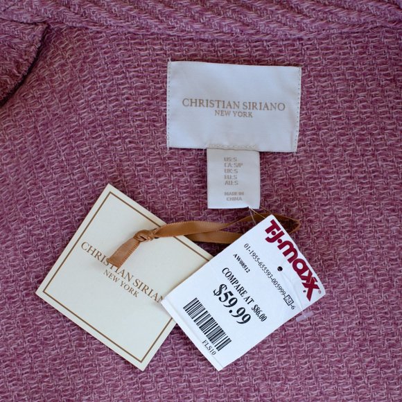 NEW Christian Siriano New York Designer Pink Coat - Picture 8 of 10